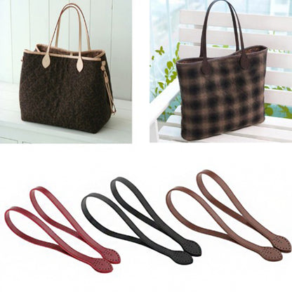 PU Leather Shoulder Bag Straps, Handbag Handle Replacement Belt for DIY Purse Making, Faux Leather Bag Accessories