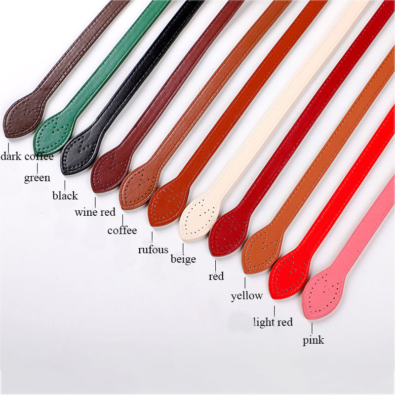 PU Leather Shoulder Bag Straps, Handbag Handle Replacement Belt for DIY Purse Making, Faux Leather Bag Accessories