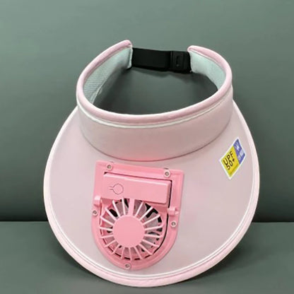 Breathable Cooling Fan Hat USB Charging Sun Visor Hat With Adjustable Fan For Sports Fishing  Outdo 5