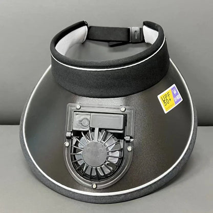 Breathable Cooling Fan Hat USB Charging Sun Visor Hat With Adjustable Fan For Sports Fishing  Outdo 6