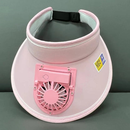 Breathable Cooling Fan Hat USB Charging Sun Visor Hat With Adjustable Fan For Sports Fishing  Outdo 8