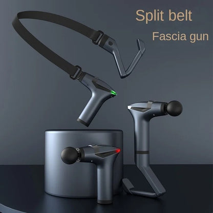 Multifunctional Deep Tissue Long-Handle Massage Gun for Muscle Relaxation