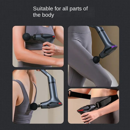 Multifunctional Deep Tissue LongHandle Massage Gun For Muscle Relaxation 3