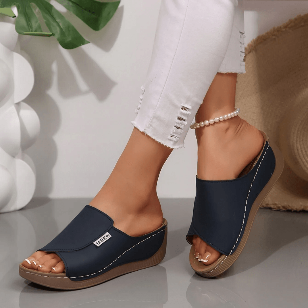 SummerStep Wedge Breathable Buckle Sandals For Women 2