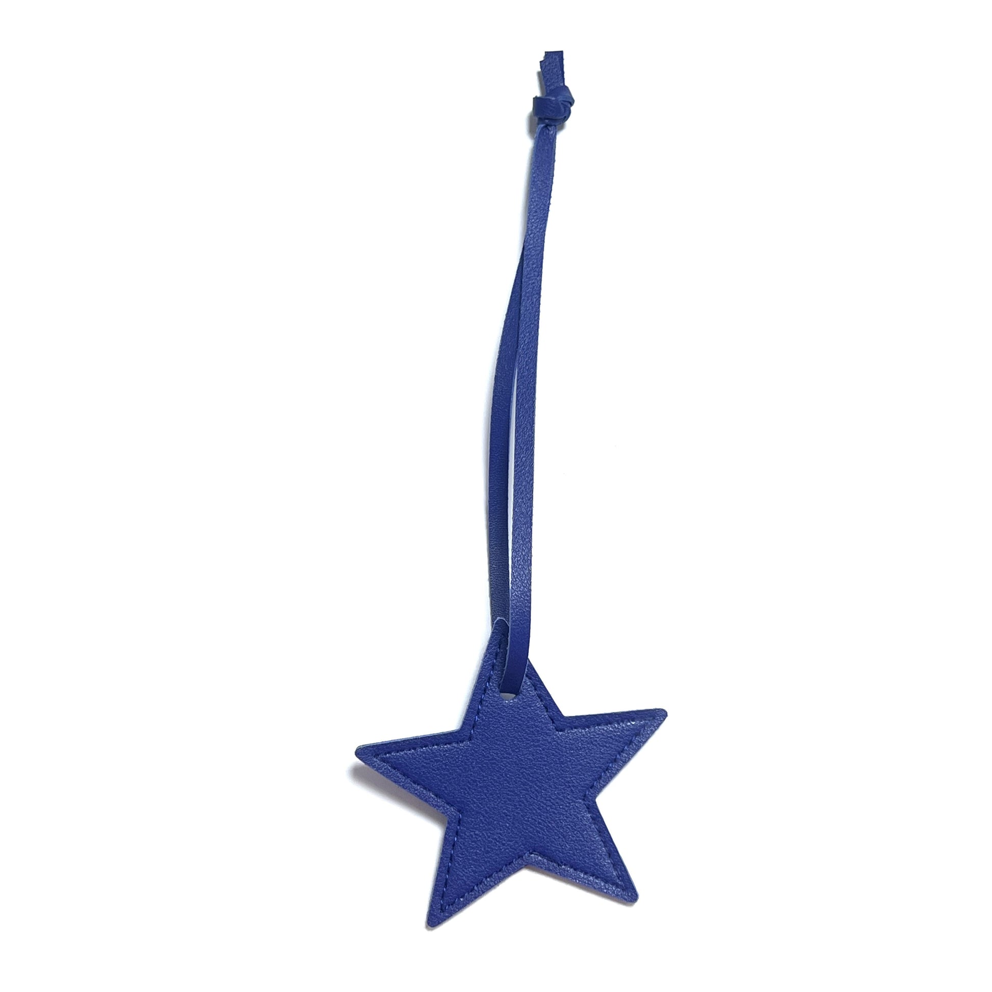 Personalized Leather Star Keychain with Free Custom Initials, Five-Pointed Star Pendant for Car Keys & Bag Accessories