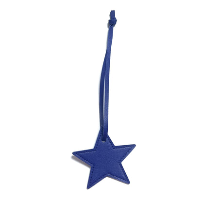 Personalized Leather Star Keychain with Free Custom Initials, Five-Pointed Star Pendant for Car Keys & Bag Accessories
