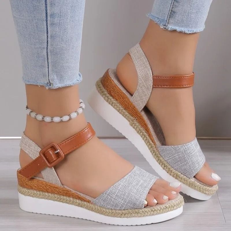Womens Summer Wedge Sandals With Soft Sole And Plus Size Comfort 1