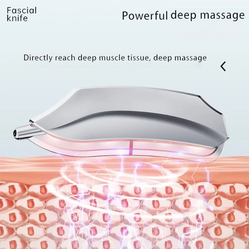 Electric Fascia Knife Massager With LCD Display And Warm Vibration Therapy 1