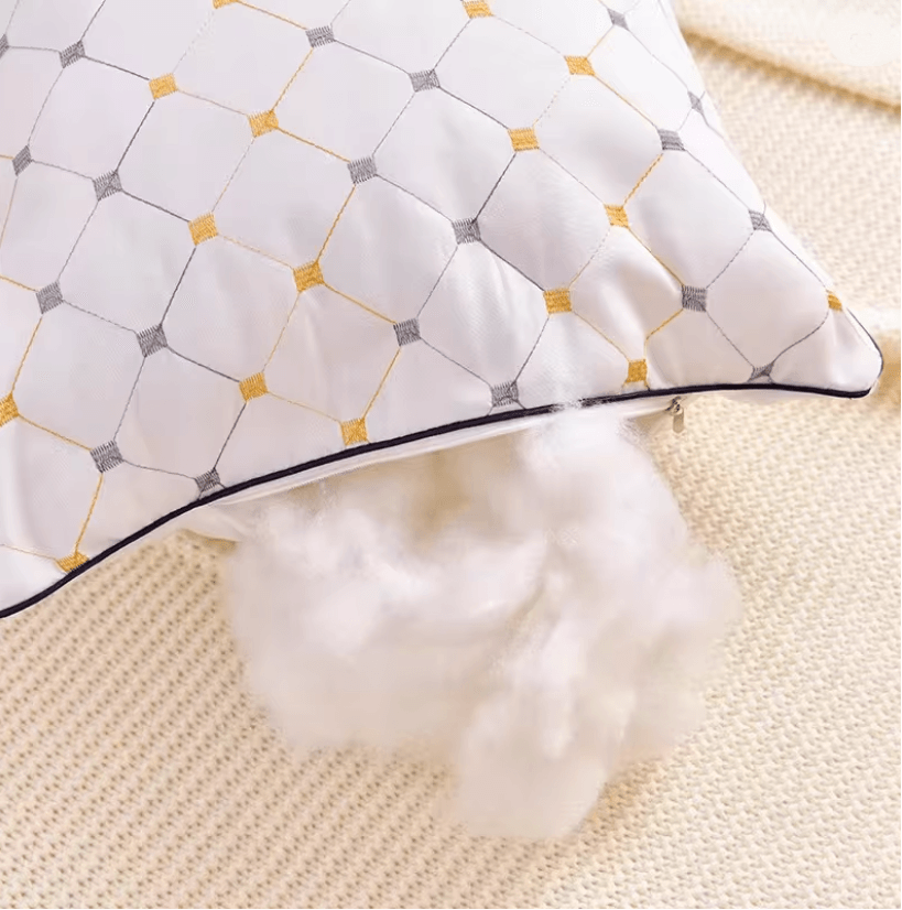 Velvet Comfort Neck Support Pillow Washable Travel And Home 3