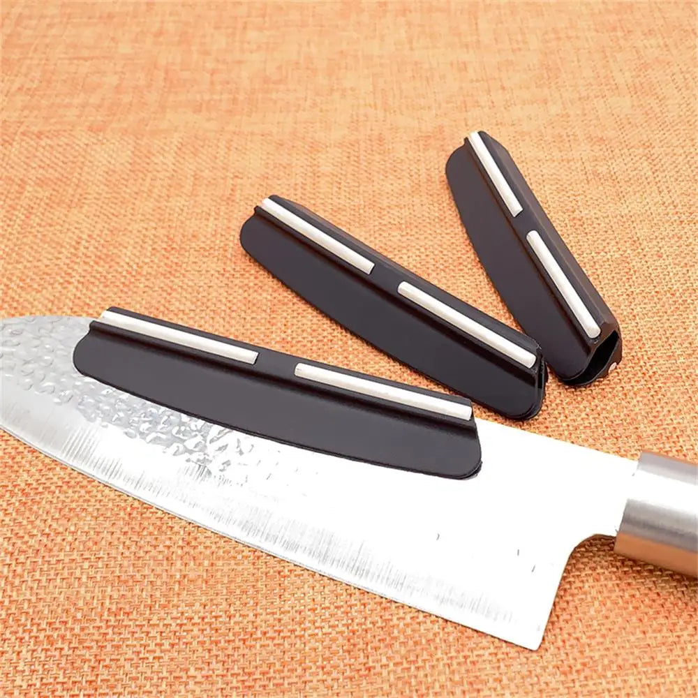 Kitchen Knife Sharpening Stone,Precision Angle Guide & Diamond Coated Sharpener for Chefs Knives,Scissors & Tools