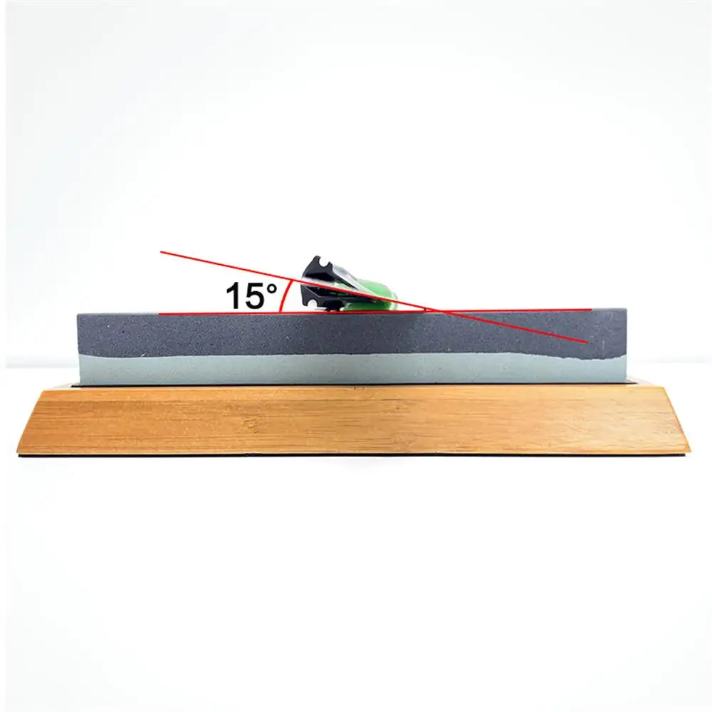 Kitchen Knife Sharpening Stone,Precision Angle Guide & Diamond Coated Sharpener for Chefs Knives,Scissors & Tools