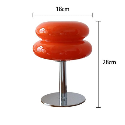 Macaron Glass Table Lamp With Trichromatic Dimming And Bedside Ambience For Bedroom Or Living Room  5