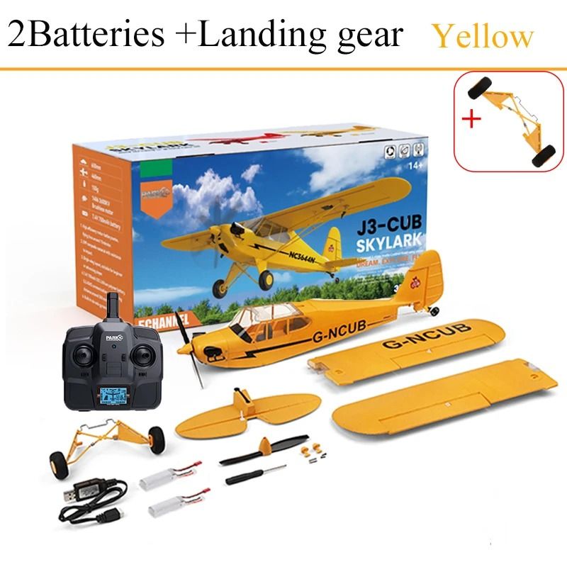 Hot Sale RC Plane RTF 24G Brushless Motor Remote Control Airplane Wltoys A160 Upgraded J3CUB Ready  12