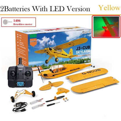 Hot Sale RC Plane RTF 24G Brushless Motor Remote Control Airplane Wltoys A160 Upgraded J3CUB Ready  15