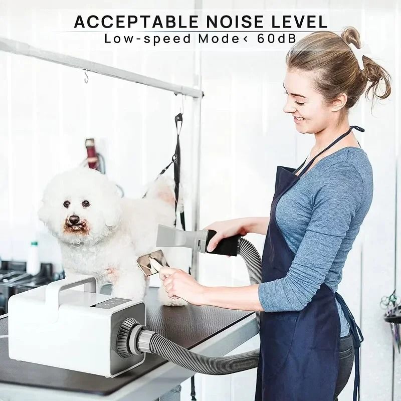 High Velocity Pet Hair Dryer 43HP With Adjustable Heat And LCD Touch Control For Dogs And Cats 5