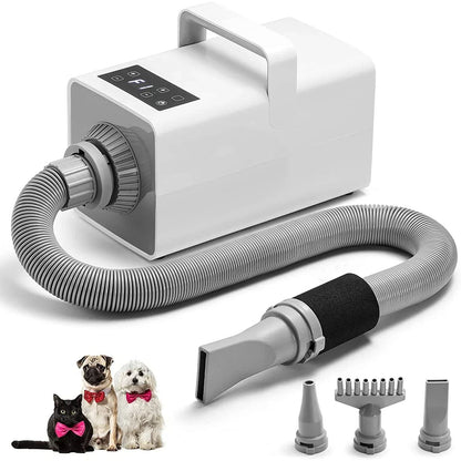 High Velocity Pet Hair Dryer 43HP With Adjustable Heat And LCD Touch Control For Dogs And Cats 7