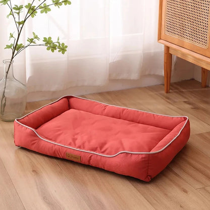 Four Season Waterproof Square Dog Bed For Large Dogs And Cats With Thickened Cushion And BiteResist 10