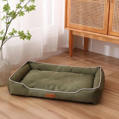Four Season Waterproof Square Dog Bed For Large Dogs And Cats With Thickened Cushion And BiteResist 8