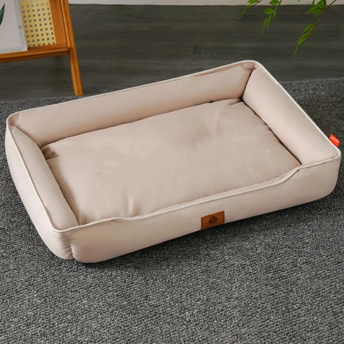 Four Season Waterproof Square Dog Bed For Large Dogs And Cats With Thickened Cushion And BiteResist 12