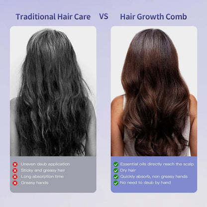 Hair Care Spray Massage Comb With Scalp Vibration And Atomizing Oil Applicator 2