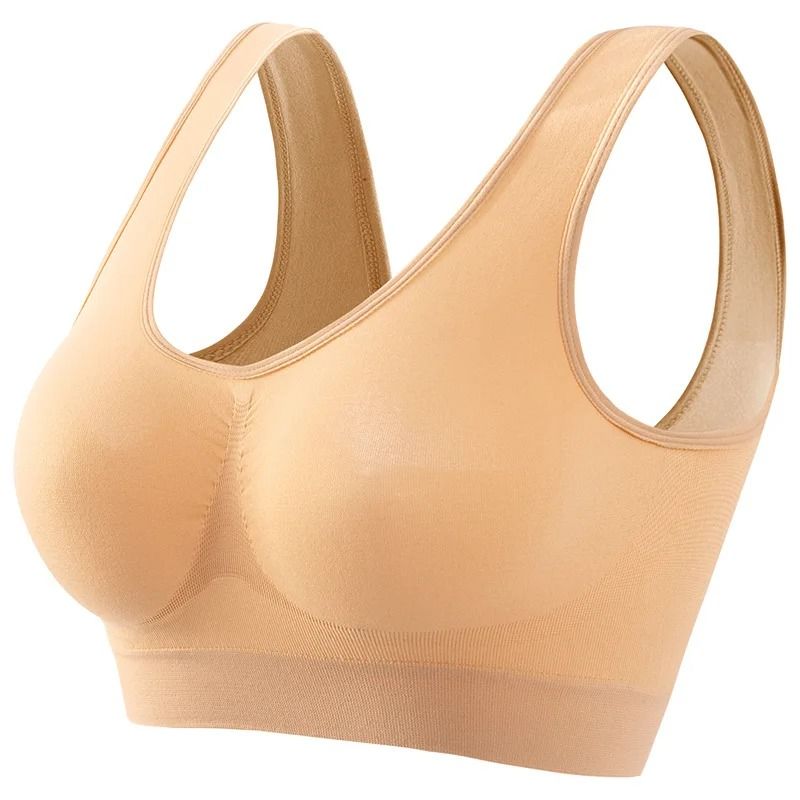 Women Sports Bra Seamless Large Size Yoga Vest With Removable Pads 2