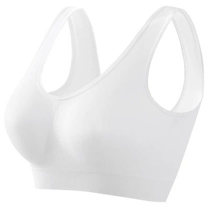Women Sports Bra Seamless Large Size Yoga Vest With Removable Pads 7