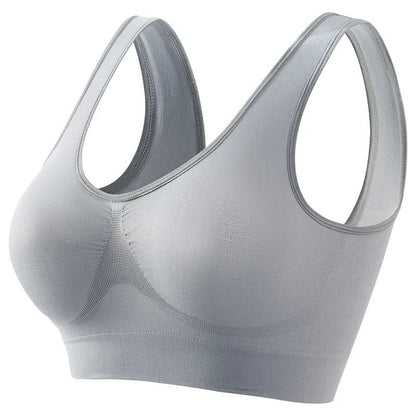 Women Sports Bra Seamless Large Size Yoga Vest With Removable Pads 10