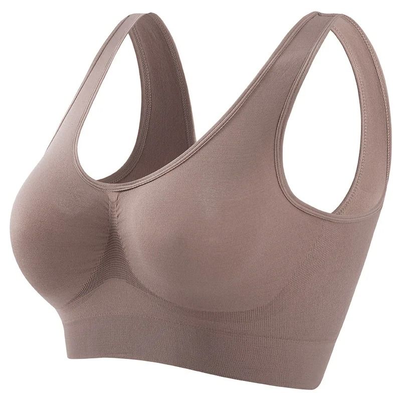 Women Sports Bra Seamless Large Size Yoga Vest With Removable Pads 11