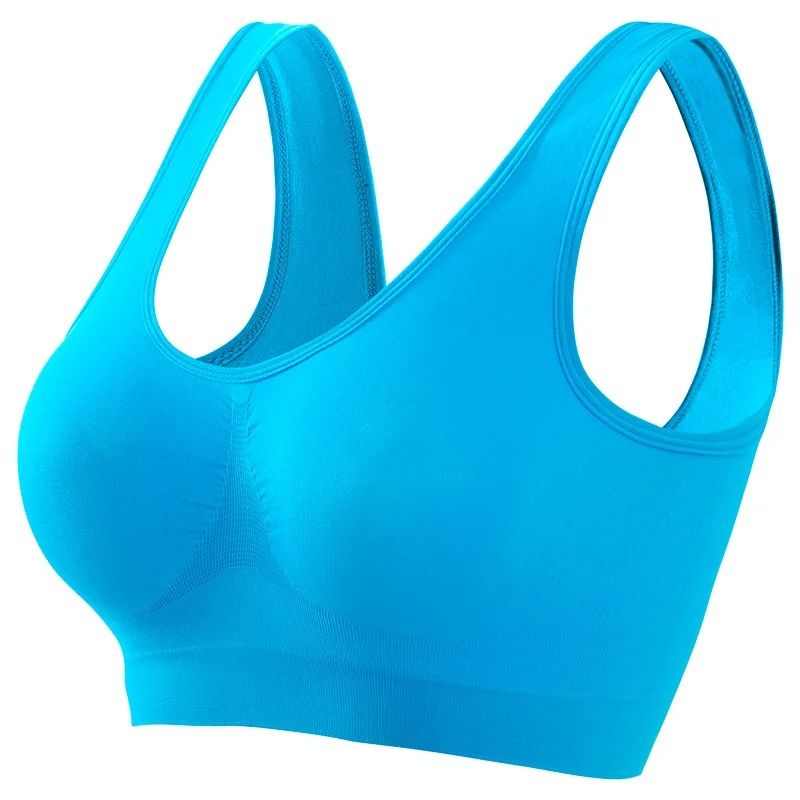 Women Sports Bra Seamless Large Size Yoga Vest With Removable Pads 16