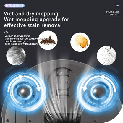 3 In 1 Smart Mini Sweeping Robot With Vacuum And Mopping Function For Efficient Home Cleaning 2