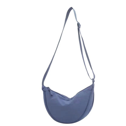 Vintage Simple Design Ladies Nylon Messenger Bag Small Shoulder Hobo Purse For Women  Girls 8