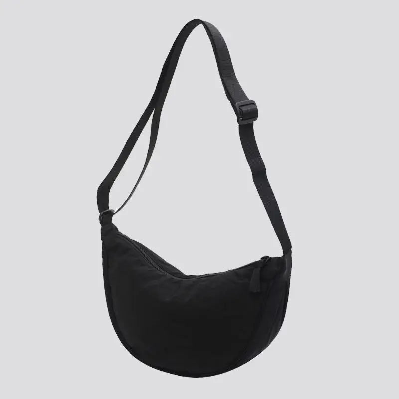 Vintage Simple Design Ladies Nylon Messenger Bag Small Shoulder Hobo Purse For Women  Girls 12
