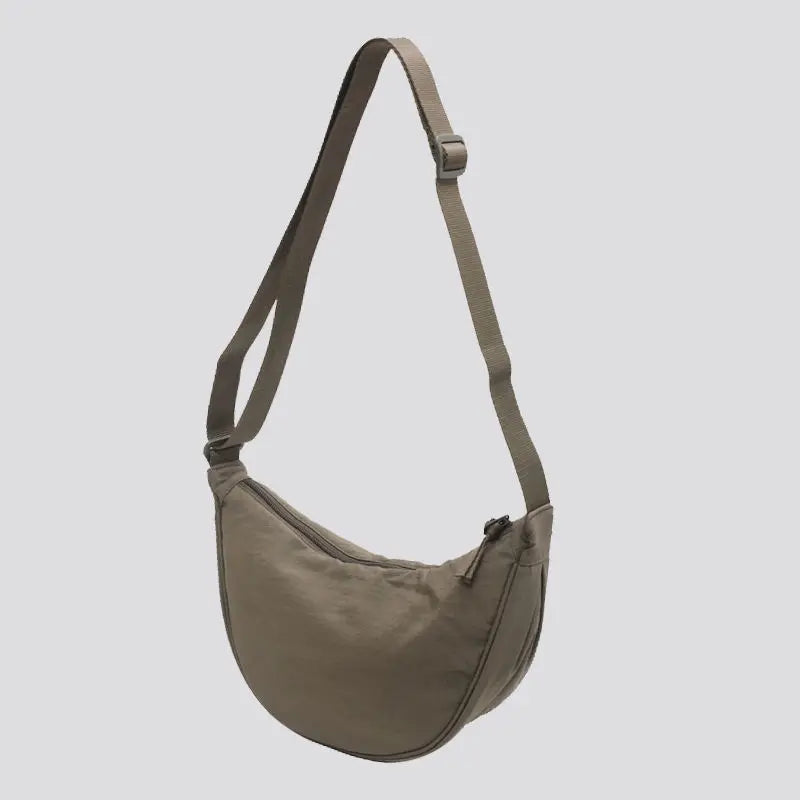 Vintage Simple Design Ladies Nylon Messenger Bag Small Shoulder Hobo Purse For Women  Girls 11
