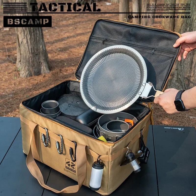 30 To 42 Liter Insulated Folding Camping Storage Bag With Divider 2