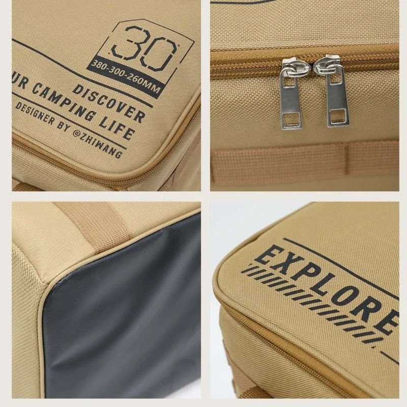 30 To 42 Liter Insulated Folding Camping Storage Bag With Divider 5