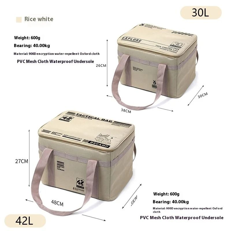 30 To 42 Liter Insulated Folding Camping Storage Bag With Divider 9