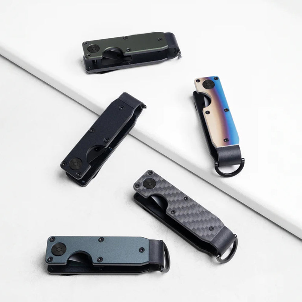 Minimalist Key Organizer Compact Holder, Durable Metal Key Chain Case | Pocket Key Holder for Keychain