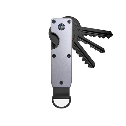 Minimalist Key Organizer Compact Holder, Durable Metal Key Chain Case | Pocket Key Holder for Keychain