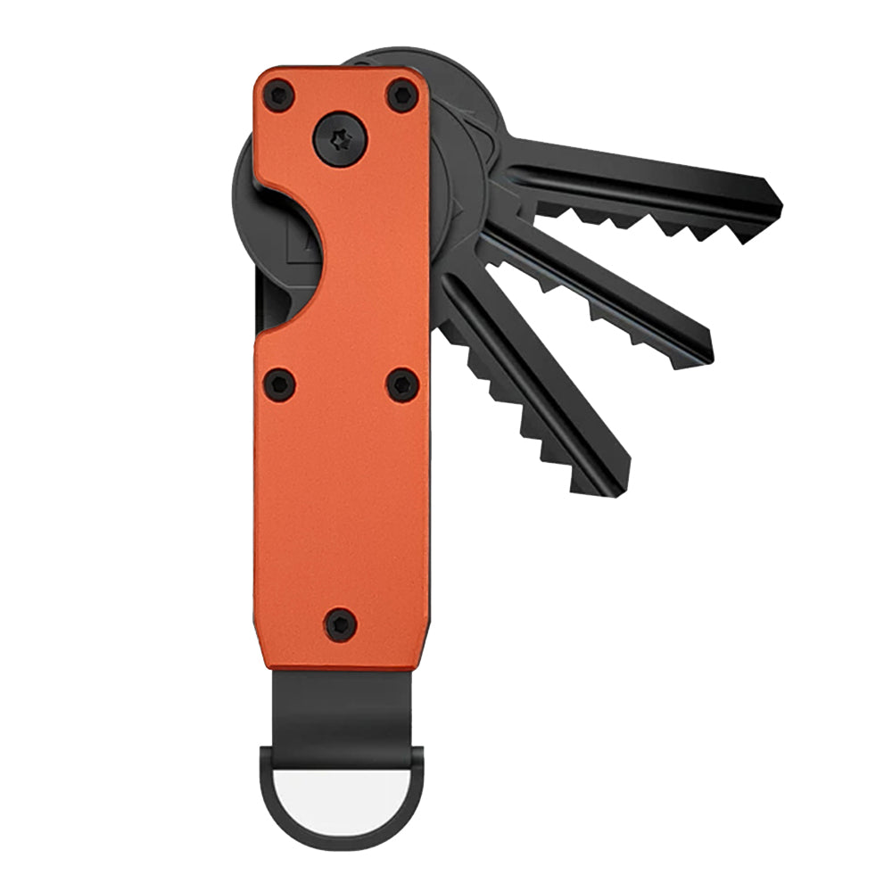 Minimalist Key Organizer Compact Holder, Durable Metal Key Chain Case | Pocket Key Holder for Keychain
