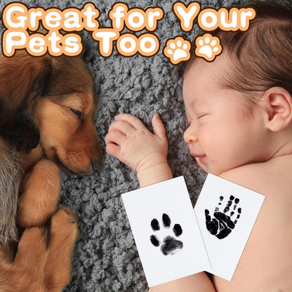 Paw Print Clean Touch Ink Pad Safe Inkless DIY Nose  Pawprint Impression Kit For Dogs  Cats Perfect 4