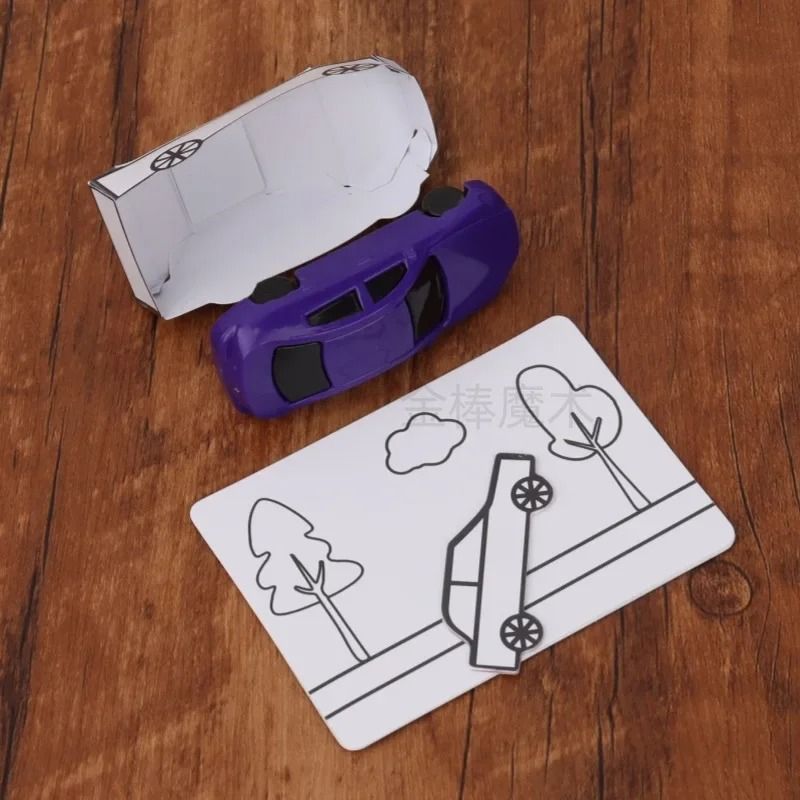 Appearing Car Magic Trick By Hyde Ren Card To Paper To Real Car Illusion 1