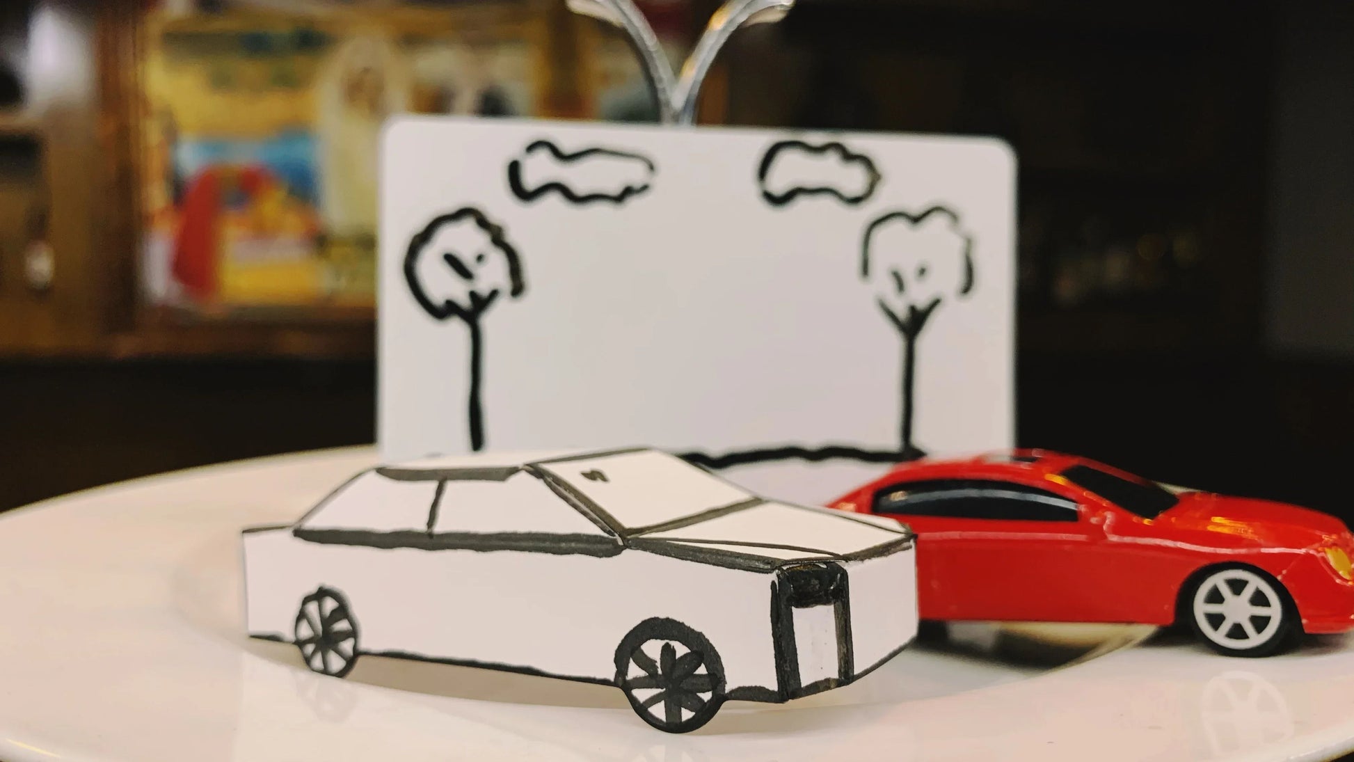 Appearing Car Magic Trick By Hyde Ren Card To Paper To Real Car Illusion 3