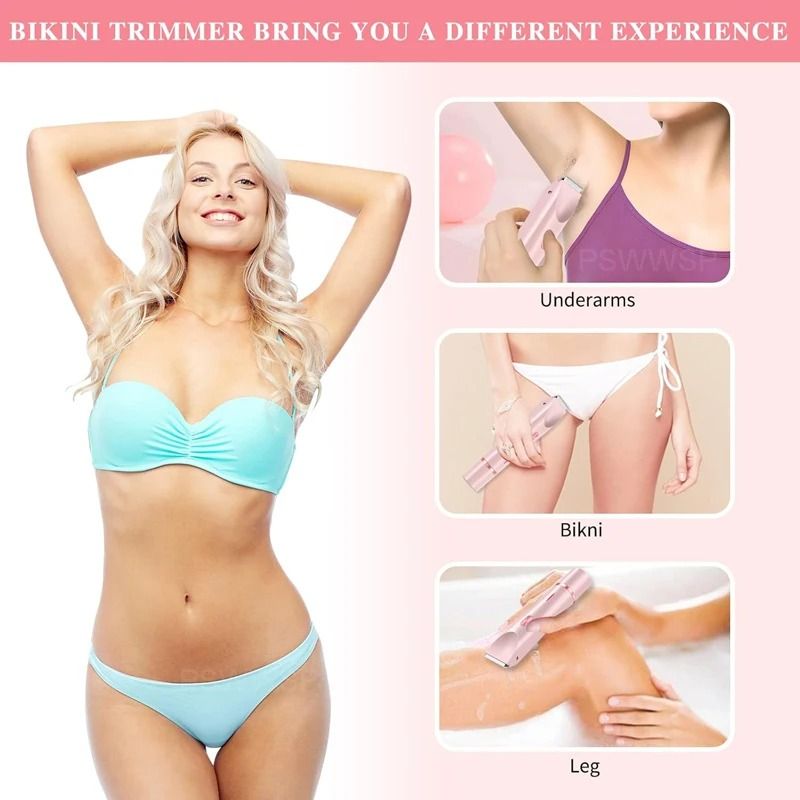 Electric Razor Women Shaver Painless Epilator For Facial And Body Hair 2