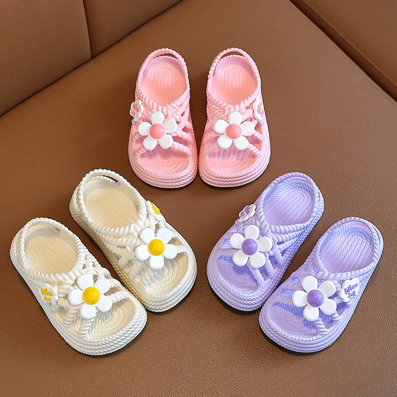 SoftSoled Baby Sandals AntiSlip Beach Shoes For Toddlers  Kids Summer Girls  Boys Bathroom Slippers 2