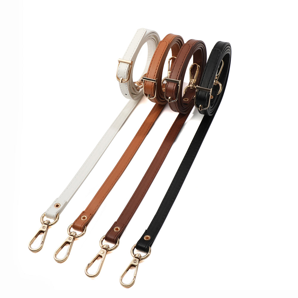 Women Long Adjustable PU Leather Shoulder Bag Strap Crossbody Bag Replacement Strap Wide Accessorie 2