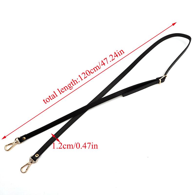 Women Long Adjustable PU Leather Shoulder Bag Strap Crossbody Bag Replacement Strap Wide Accessorie 6