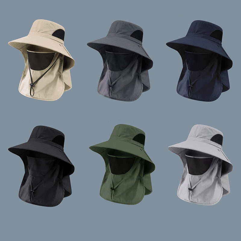 UV Protection Summer Sun Hat For Men  Women  Fishing Hunting Hiking  Camping Bucket Hat With Neck F 1