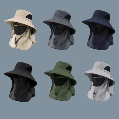 UV Protection Summer Sun Hat For Men  Women  Fishing Hunting Hiking  Camping Bucket Hat With Neck F 1