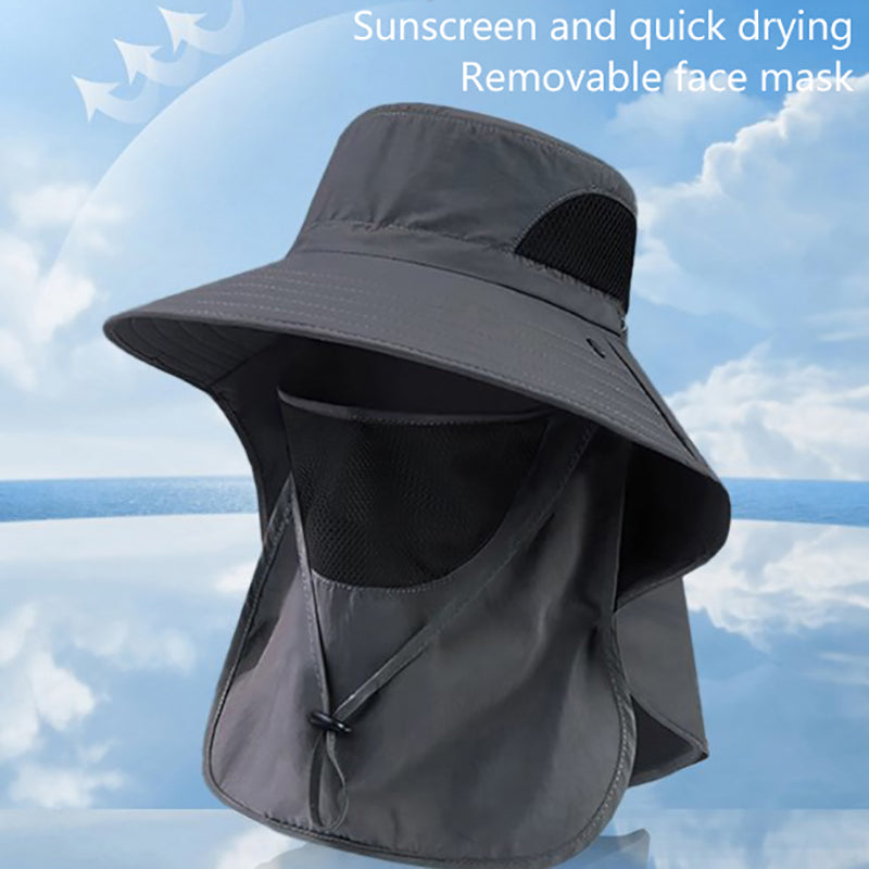 UV Protection Summer Sun Hat For Men  Women  Fishing Hunting Hiking  Camping Bucket Hat With Neck F 2