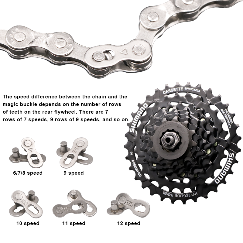 Bike Chain Wear Checker Tool Kit, Speed Repair Set with Chain Link Plier & Magic Buckle Breaker